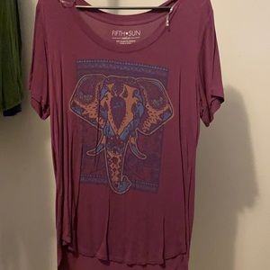 Used as maternity shirt